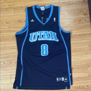 Adidas Utah Basketball Jersey - Dark Blue and Light Blue